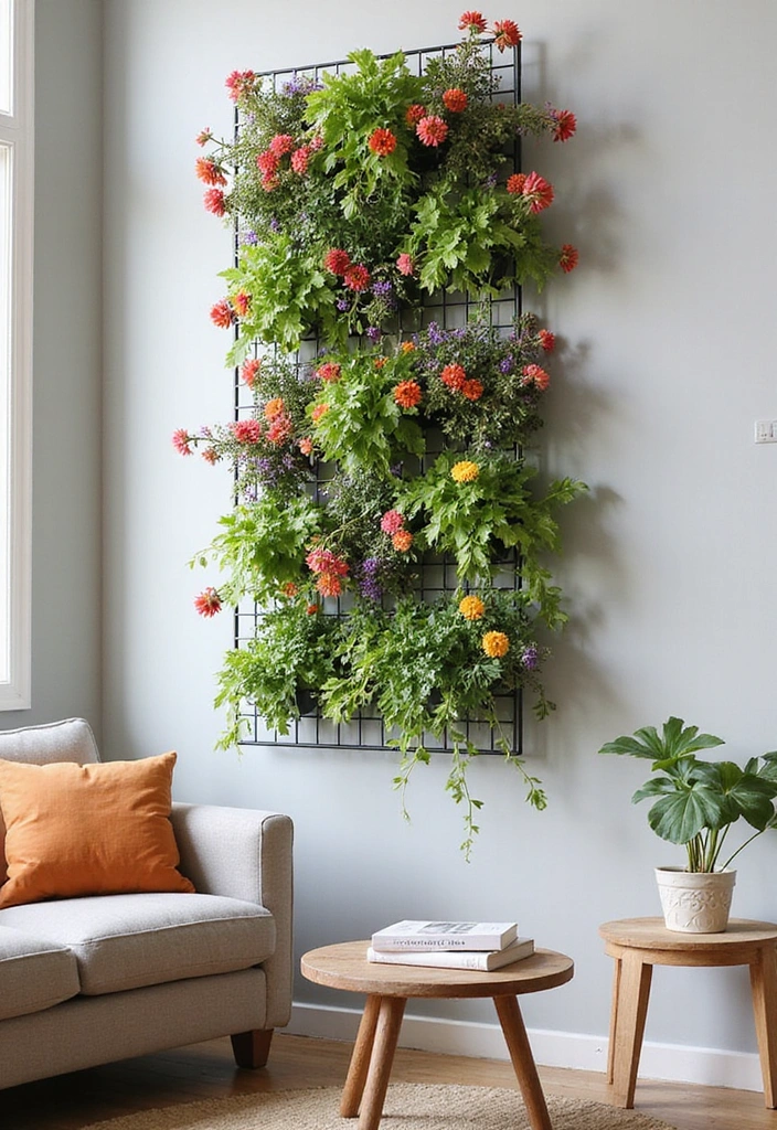 25 Clever Flower Stands for Small Spaces (You’ll Wish You Knew #4 Sooner!) - 1. Vertical Wall Planters