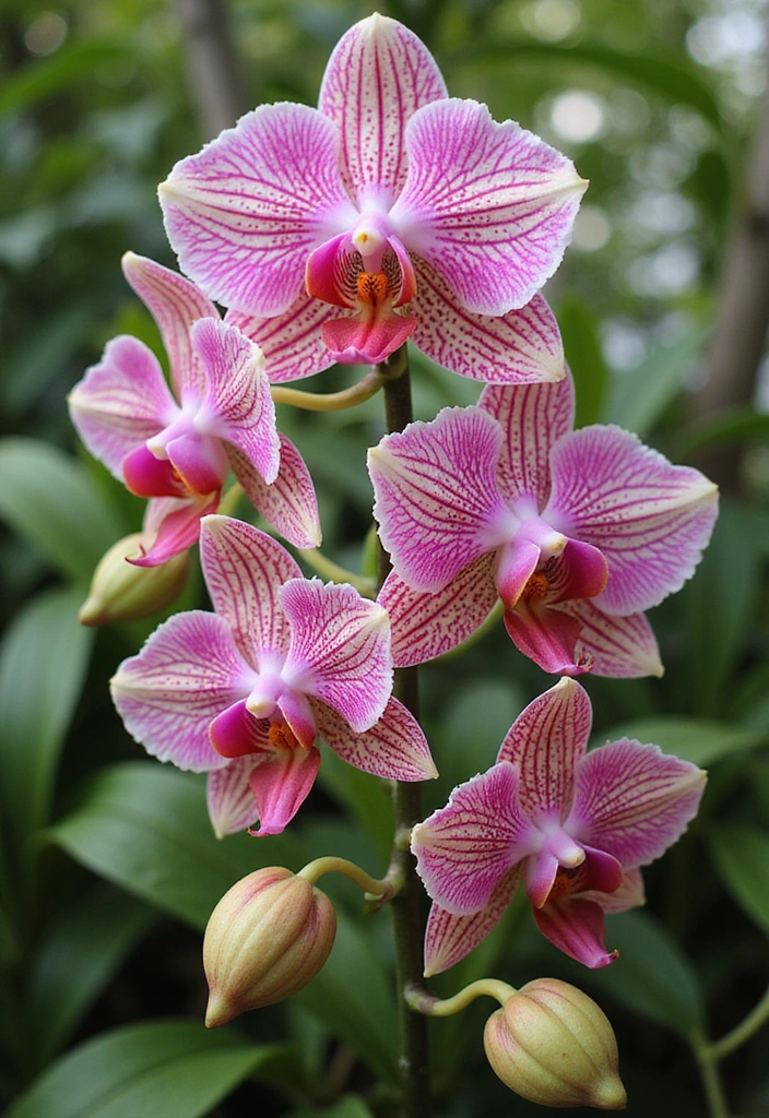 Discover 11 Unique Tropical Flower Varieties You Need in Your Garden! - 5. Orchids (Orchidaceae)