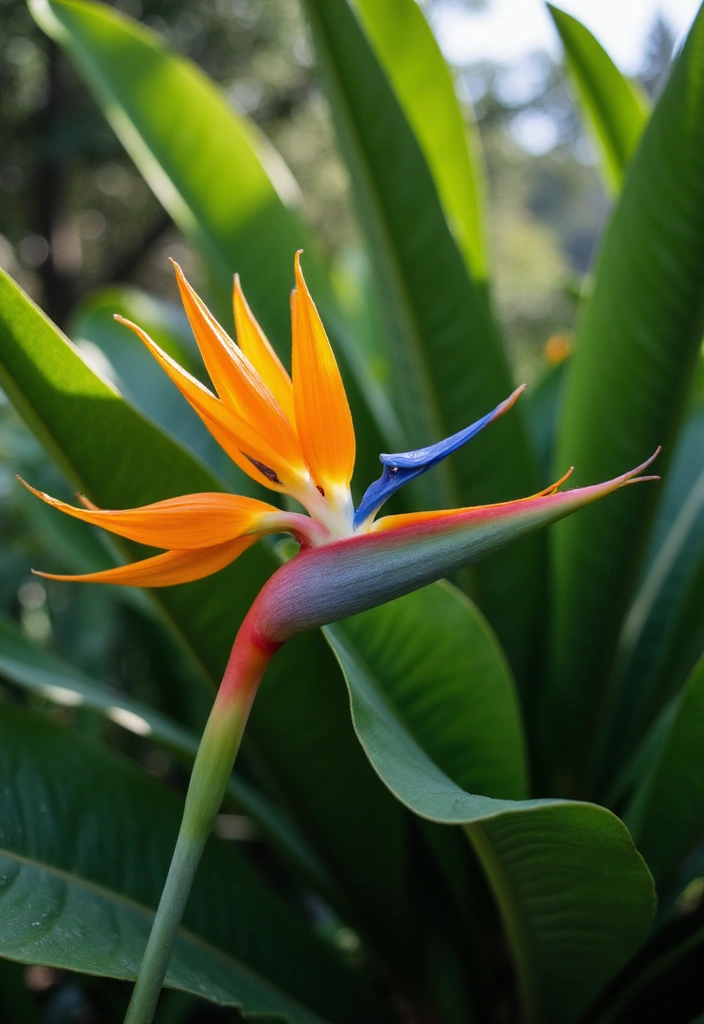 Discover 11 Unique Tropical Flower Varieties You Need in Your Garden! - 1. Bird of Paradise (Strelitzia reginae)