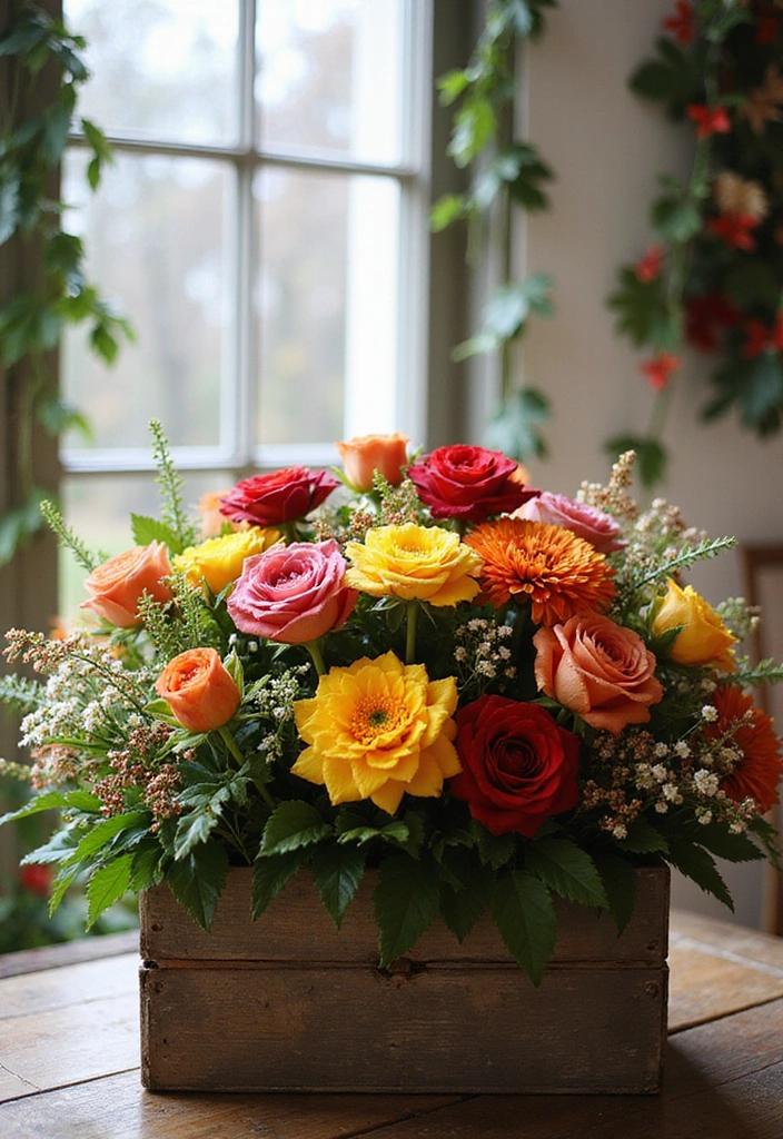 21 Seasonal Flower Boxes for Windows That Will Keep Your Home Blooming Year-Round! - 21. Seasonal Transitions: A Yearly Cycle