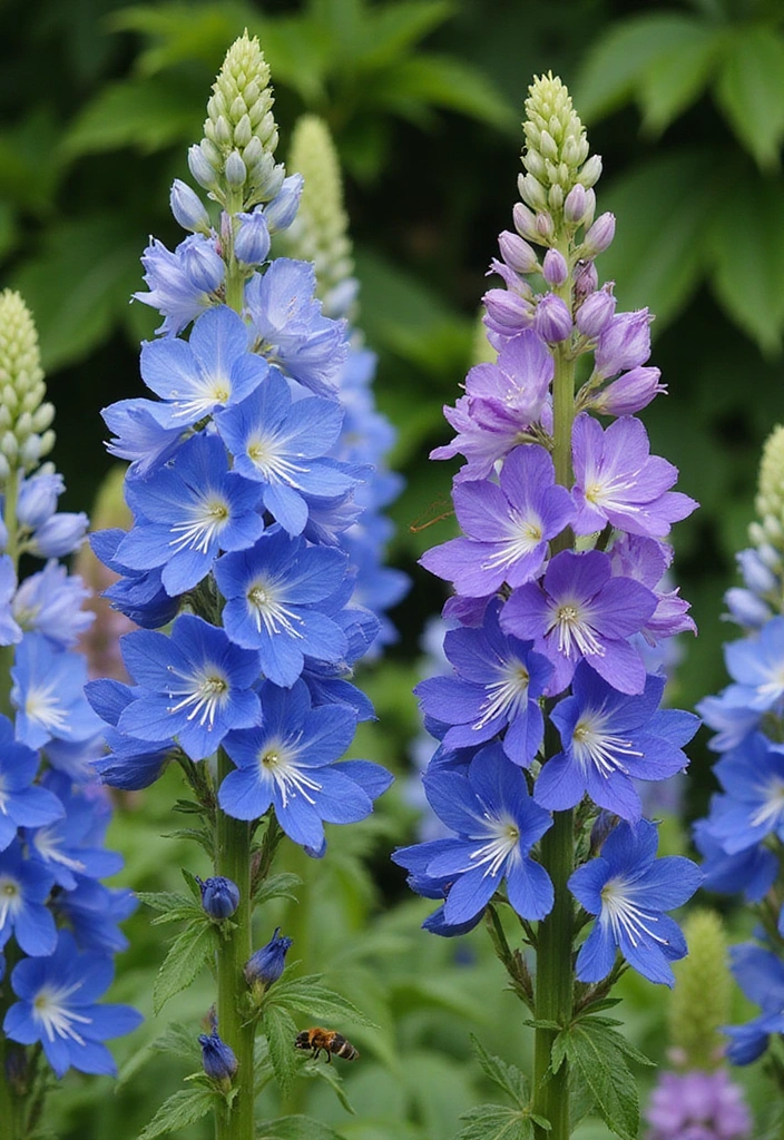 20 Colorful Perennial Flowers That Will Make Your Neighbors Envy Your Garden! - 15. Delphinium (Delphinium spp.)