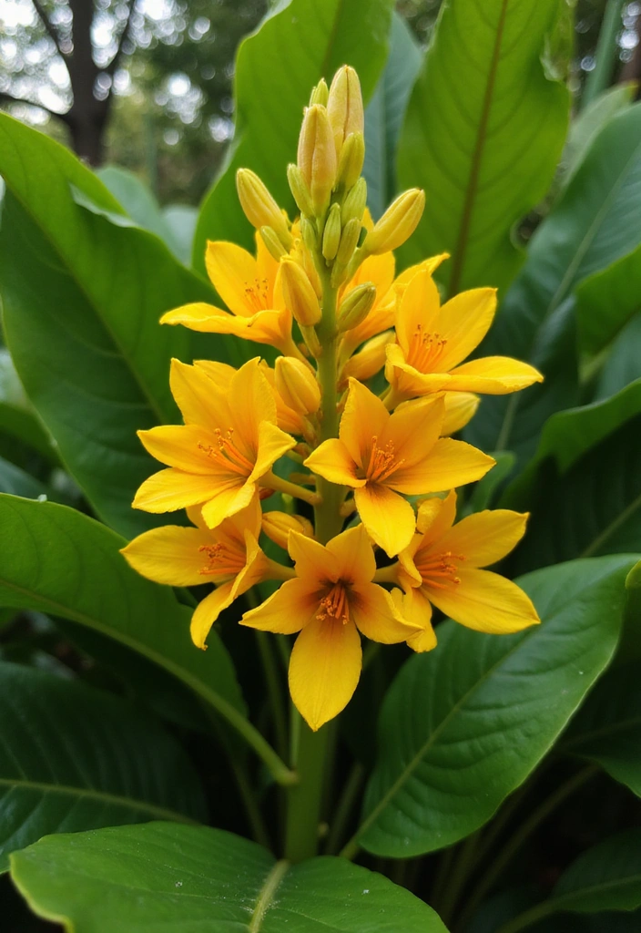 Discover 11 Unique Tropical Flower Varieties You Need in Your Garden! - 10. Ginger Lily (Hedychium spp.)