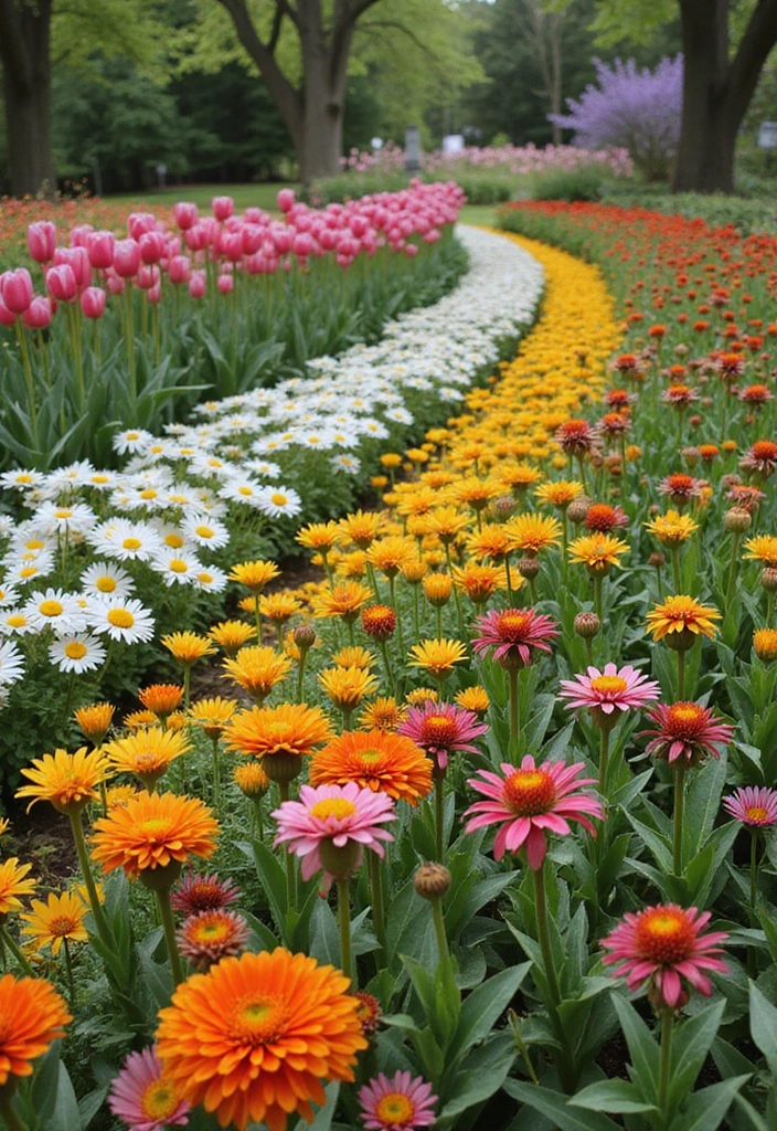 22 Seasonal Flower Garden Ideas That Ensure Year-Round Beauty in Your Yard! - 20. Seasonal Changes: Rotating Blooms
