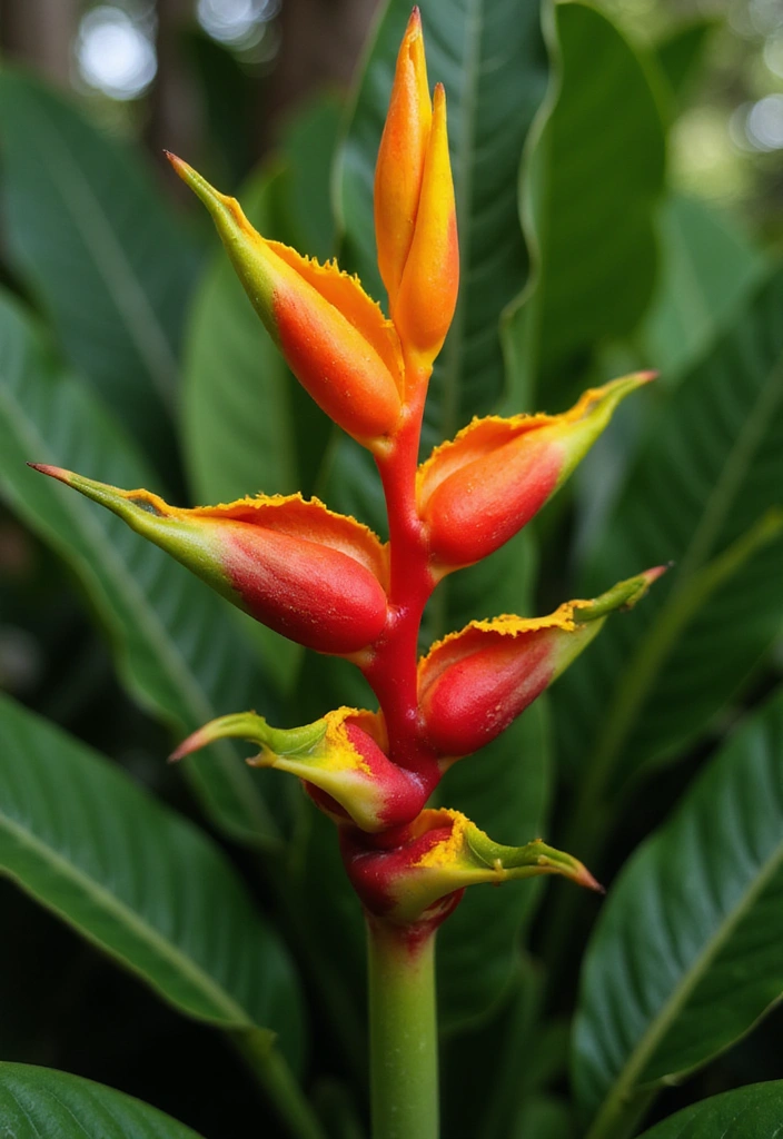 Discover 11 Unique Tropical Flower Varieties You Need in Your Garden! - 7. Heliconia (Heliconia spp.)