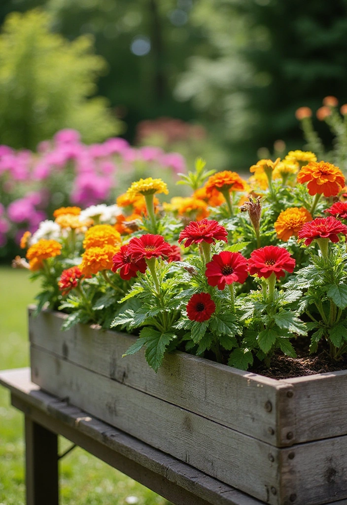 21 Seasonal Flower Boxes for Windows That Will Keep Your Home Blooming Year-Round! - 2. Summer Splendor: A Tropical Oasis